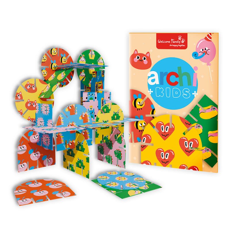Jeu surprise menu enfant - ArchiKids jeu construction