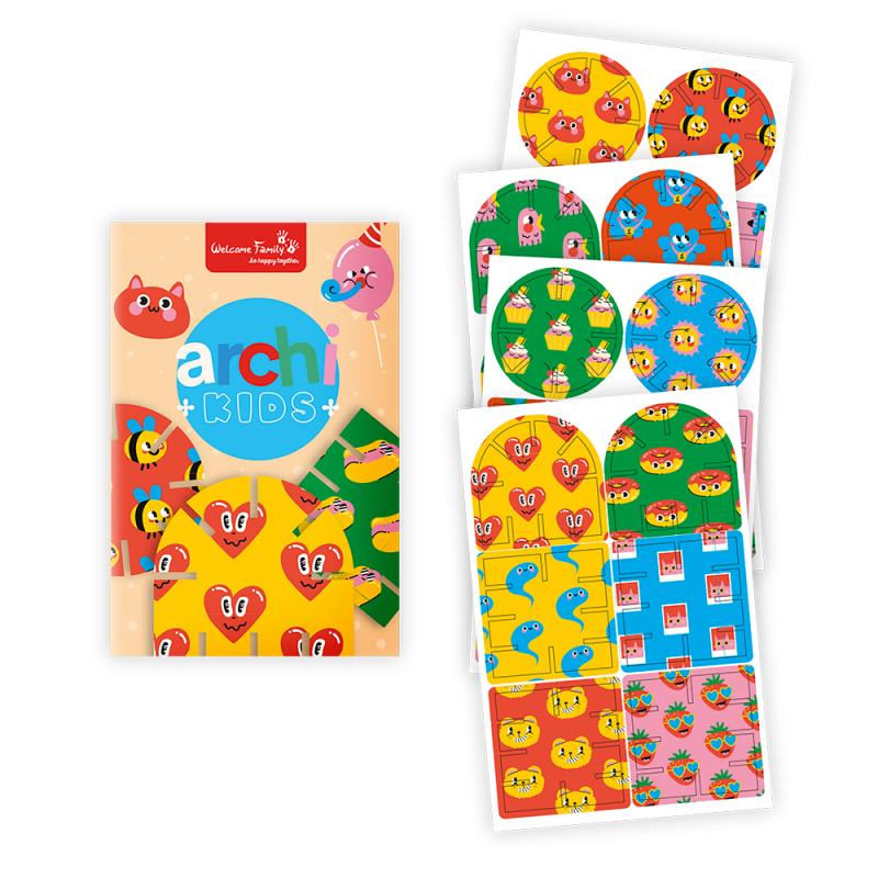 Jeu surprise menu enfant - ArchiKids jeu construction