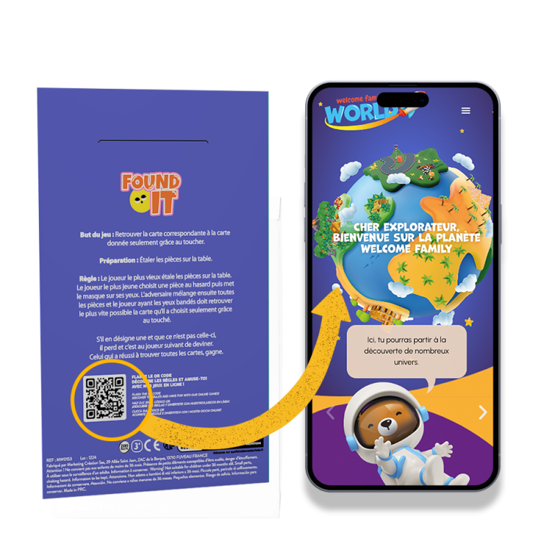 Jogo de memória para oferecer às crianças - Jogo surpresa do menu infantil
