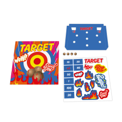 Enfants jouant au jeu Target au restaurant - amélioration de la précision et coordination