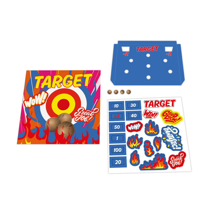 Enfants jouant au jeu Target au restaurant - amélioration de la précision et coordination