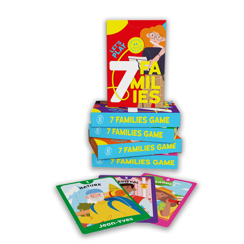 jeu 7 familles surprise pour le menu enfant