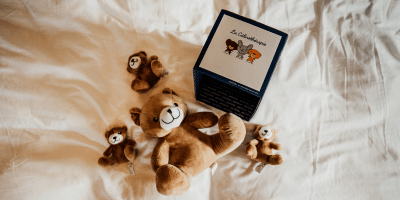 Peluche fabriqué sur mesure pour l'accueil des enfant chez Novotel