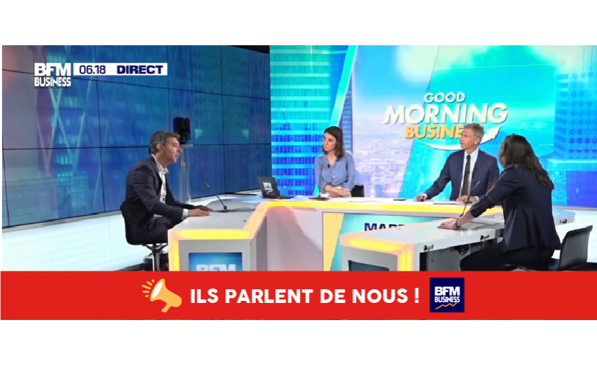 Interview mit Frédéric Martz in der Kolumne "La pépite" auf BFM Business Interview mit Frédéric Martz in der Kolumne "La pépite" auf BFM Business