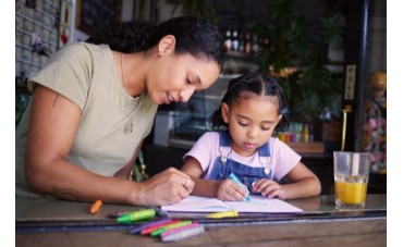 Coloring for the children's menu