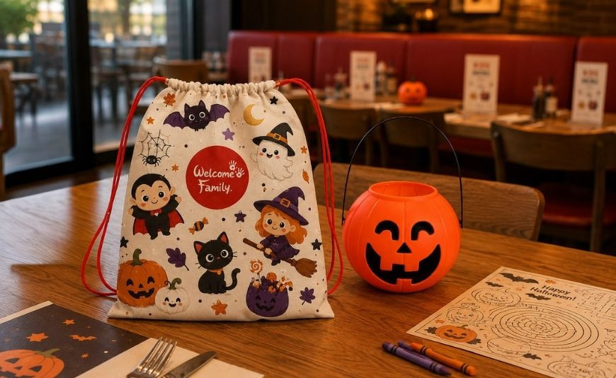 Halloween – das Geschenk auf der Kinderkarte