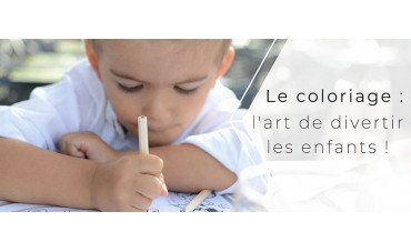 Colouring, the art of entertaining children in restaurants